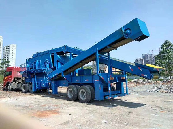 上海小型輪胎式移動破碎機(jī)租賃